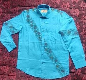 Hand Painted Cotton Shirt