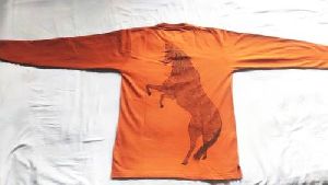Horse Painted T Shirt