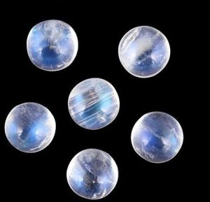 8 Mm Round Moonstone Gemstone, For Healing, Color : Blue