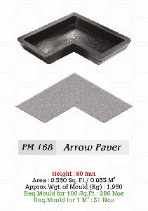 Tile Mould TM 168 Arrow Paver