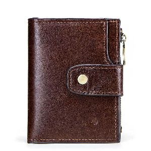 smart anti-theft gps Leather Wallet