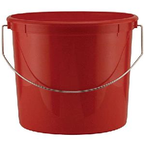11 LTR Plastic Bucket with Steel Handle