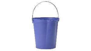 14 LTR Plastic Bucket with Steel Handle