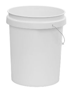 25 LTR Plastic Bucket with Steel Handle