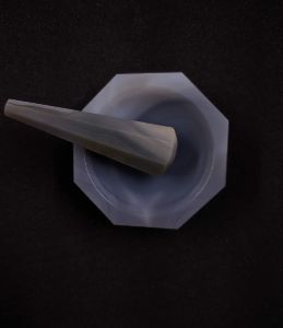 Agate Mortar and Pestle