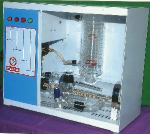 Quartz Automatic Single Distiller Cabinet Model 2 to 8 LPH With 3 Level Built-in Safety Control