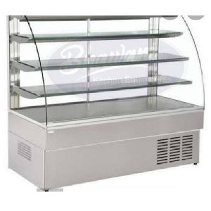 Round Display Counter With Cooling