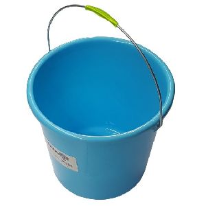 22 LTR Plastic Bucket with Steel Handle