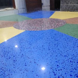 Multicolor Epoxy Terrazzo Floors