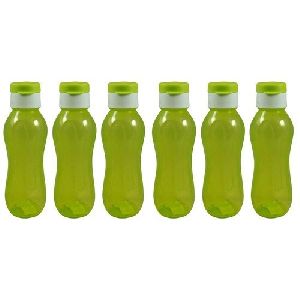 Round Green Plastic Fridge Bottle