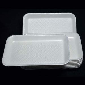 8 Inch Rectangle Thermocol Bowls