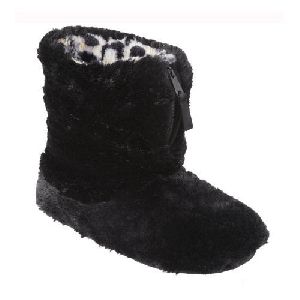 Women Black Fur Boots
