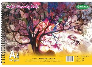 Sundaram Artist Drawing Book - A4 - 100 Pages (D-11) Wholesale Pack - 12 Units