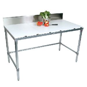 ss vegetable cutting table