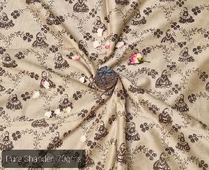 Chanderi Handblock Fabric