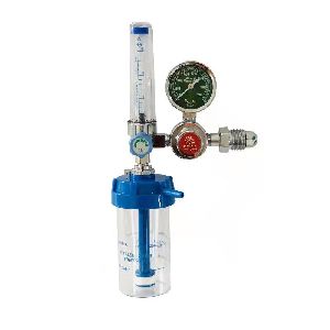 Oxygen Pressure Regulators Kit with Flowmeter & Humidifier ,