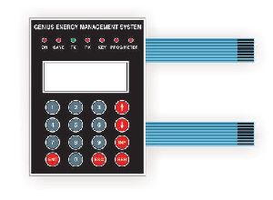 Energy Management System Membrane Keypad