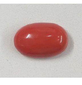 11ct Natural Red Coral Moonga Oval Certified Untreated Finest Quality