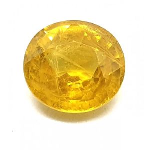 3.30 Ct 3.50 Ratti Natural Certified Yellow Sapphire Excellent Quality
