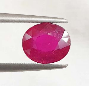 3.95ct 4.25 Ratti Natural Certified Ruby Clean Transparent Quality