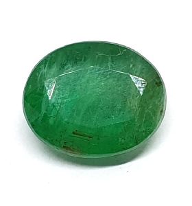 4.10ct Royal Green Natural Brazil Emerald Premium Certified Gemstone 4.5 ratti