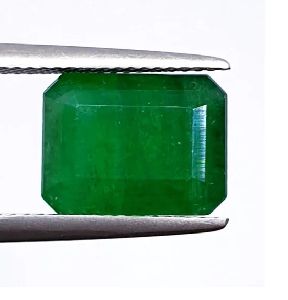 5.40ct Royal Green Natural Brazil Emerald Premium Certified Gemstone 6 ratti
