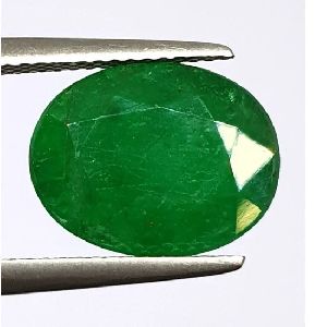 5.50ct Royal Green Natural Brazil Emerald Premium Certified Gemstone 6 ratti