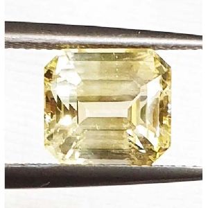 6.05ct IGI Certified Natural Yellow Sapphire Ceylon Unheated Sapphire