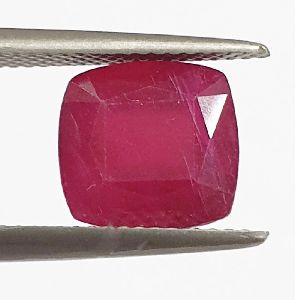 6.80 Ct 7.25 Ratti Natural Certified Ruby Earth Mined