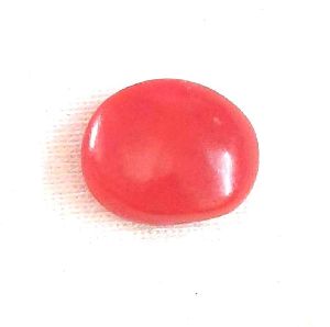6ct Natural Red Coral Moonga Oval Certified Italian Untreated Finest Quality