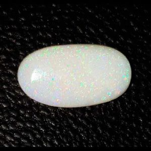 Australian Certified Natural White Opal With Fire Loose oval Gemstone 7.15ct