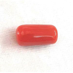 Certified natural italian red coral moonga 6.70 cts