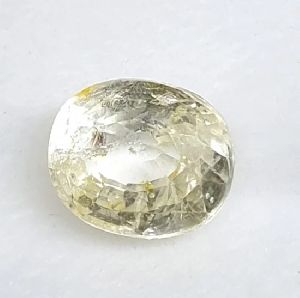 Ceylon Yellow sapphire pukhraj stone certified Natural unheated 4.31 cts