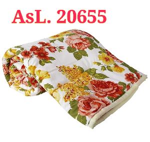 Floral Print Double Bed Quilt