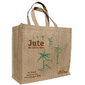 Printed Jute Shopping Bag