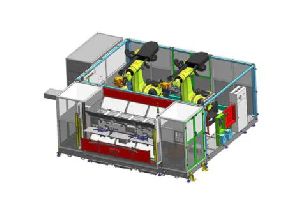 Robot sawing and milling system