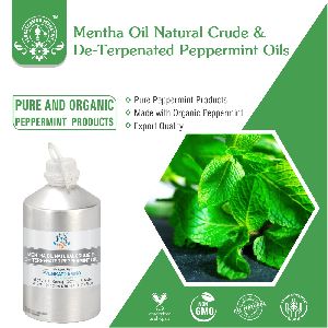 Mentha Crude Deterpinated Oil