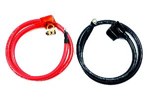 Delcot® BATTERY CONNECTING CABLES(ISI) TERMINAL CONNECTOR WITH INSULATION CAP +VE (RED) -VE ( BLACK