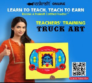 Penkraft| Learn Online &amp;amp; Become Penkraft Certified Teacher- Truck Art