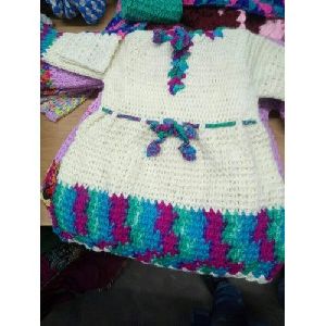 Knitted Girl Woolen Frock