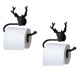 Cast Iron Animals Shaped Toilet Paper Holder