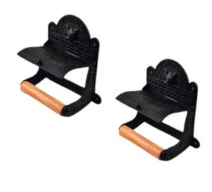 Cast Iron Black Powder Coating Toilet Paper Holder Rustic