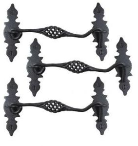 Cast Iron Matte Black Decorative  Cabin Hook