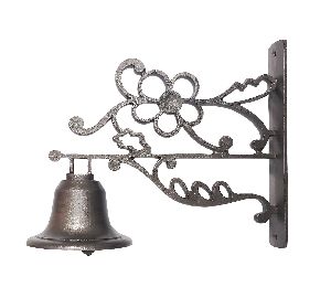 Cast Iron Matte Black Door Bell