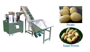 Sweet potato peeling machine