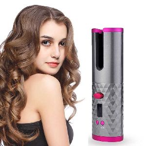 Cordless Auto Curler First Wireless Portable Electric Hair Rotating Curler Full Anti-Scalding, Curls