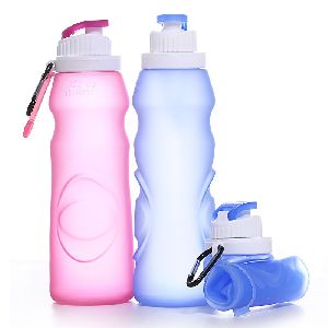 Silicone Foldable Water Bottle,Collapsible Bottle,Travel Water Bottle, Sports Water Bottle