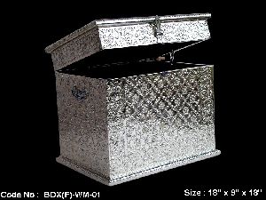 German silver box
