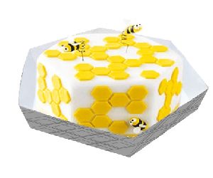 Hexagon Plum Cake Tray