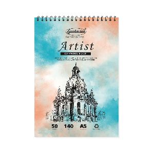 Sundaram Artist Drawing Book - A5 - 100 Pages (D-10) Wholesale Pack - 24 Units